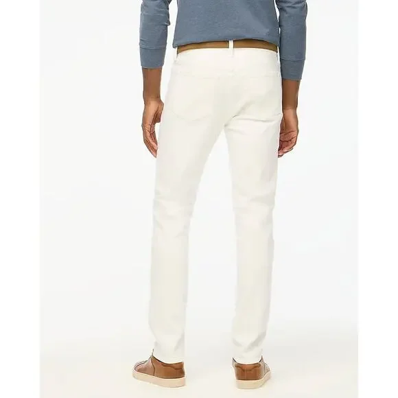 NWT J.Crew Slim-fit flex jean in white mens size 36x30 - Picture 2 of 6